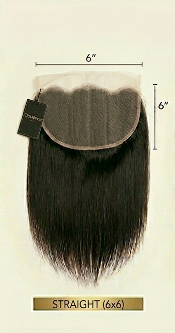 HD LACE SINGLE DONOR CLOSURE (6x6)